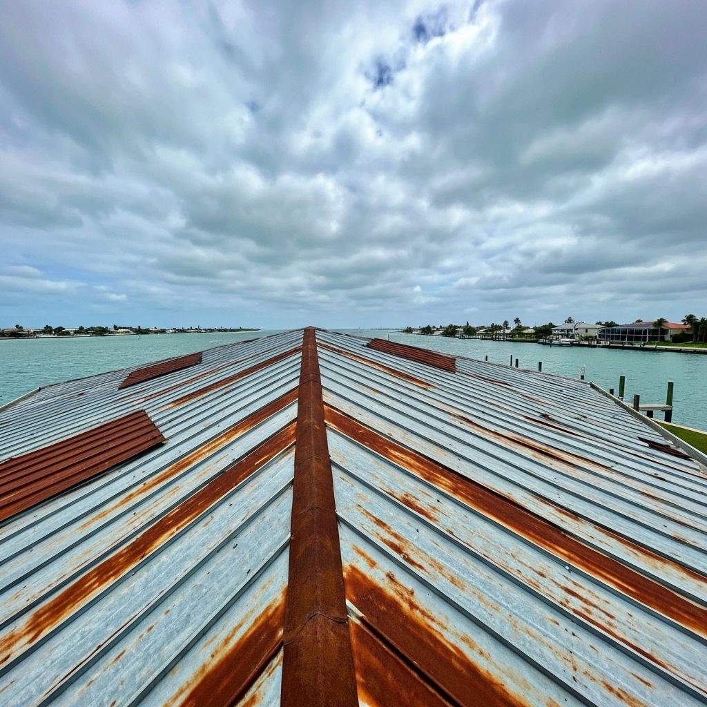 Before: Standing Seam Metal Roof